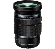 OM SYSTEM M. Zuiko Digital ED 12-100 mm F4 is Pro objektīvs, piemērots visām MFT kamerām (Olympus OM-D un Pen modeļi, Panasonic G sērija), melns