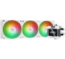 Thermalright FW 360 White ARGB CPU ūdens dzesētājs ar 3 PWM ventilatoriem, IPS 320 x 240 izšķirtspējas LCD ekrāns, 360 AIO dzesēšana, šķidrais CPU dzesētājs AMD/Intel PC AIO dzesētājs: AM4/AM5/LGA1700