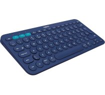 Logitech K380 bezvadu Bluetooth tastatūra, vairāku ierīču un viegla pārslēgšanās funkcija, Windows un Apple īsceļu funkcija, PC / Mac / planšetdators / planšetdators / mobilais tālrunis / Apple iOS + TV, angļu QWERTY izkārtojums - zils