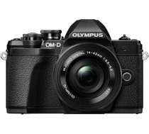 Olympus OM-D E-M10 Mark III Micro Four Thirds sistēmas kameras komplekts, M.Zuiko Digital ED 14-42 mm F3.5-5.6 EZ tālummaiņas objektīvs un M.Zuiko Digital ED 40-150 mm F.4-5.6 R telezoom objektīvs