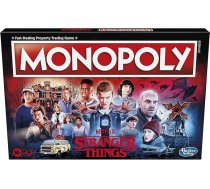 Hasbro Gaming Monopoly: Netflix Stranger Things Edition galda spēle pieaugušajiem un pusaudžiem no 14 gadiem, spēle 2-6 spēlētājiem, daudzkrāsaina