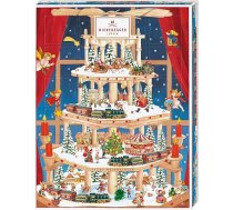 Niederegger Adventes kalendārs, ziemas klasika, moderns dizains, pildīts ar Niederegger marcipānu, 1 iepakojums (300 g)