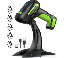 Tera Pro 2D Bluetooth svītrkodu skeneris Bezvadu QR kodu nolasītājs ar NFC, 2500 mAh akumulators, īpaši izturīgs pret kritieniem, īpaši izturīgs, 8200