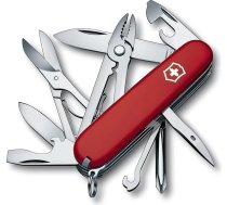 Victorinox Deluxe kabatas nazis ar 17 funkcijām, Phillips skrūvgriezis, kombinētās knaibles, šķēres, sarkans
