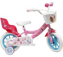 Vélo ATLAS meiteņu bērnu velosipēds 12 collu Disney Princess ar 1 bremzi, rozā, 12 collas