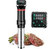 TEEUCNY 1100W Sous-vide Stick Precīzas gatavošanas katls, iegremdēšanas iegremdēšanas cirkulators Precīza temperatūras iestatīšana Digitālais taimeris Īpaši kluss LCD skārienjūtīgais displejs Nerūsējošā tērauda Sous Vide Garnētājs