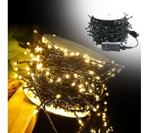 HENGMEI LED pasaku gaismas, silti baltas āra un iekštelpu pasaku gaismas ar 8 gaismas režīmiem Helovīna dekorēšanai, Ziemassvētku apgaismojumam, dārzam, kāzām, kāzu un svinību dekorēšanai, 80 m 800 LED diodes