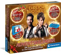 Ehrlich Brothers Adventes kalendārs 2024 - Ziemassvētku burvju kalendārs ar 24 burvju trikiem bērniem no 7 gadu vecuma, Clementoni 59407
