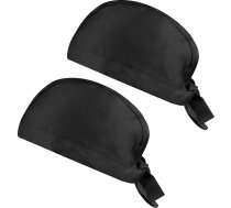 Mikihat šefpavāra cepure Pirāts cepure Virtuves cepure Regulējama elpojoša cepure Unisex 2 gabali galvassegas Sievietes Vīrieši Viesnīca Restorāns Restorāns Cepšana Pavārmāksla Grils Helovīns Ziemassvētku ballīte Kostīmu aksesuāri