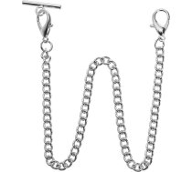 Izveidot ideju Kabatas pulksteņa Albert Vest ķēde ar T veida stieni un karabīnes vāciņu 14 collu klasiska metāla pulksteņu ķēdīte Link Pocket Watch Stand Single Link Vest Belt