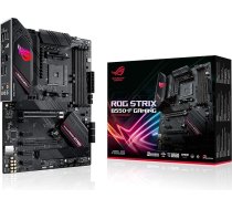 Asus ROG Strix B550-F Gaming pamatplate Socket AM4 (ATX, Ryzen, PCIe 4.0, Intel 2,5 Gbps Ethernet, 2x M.2 ar dzesētājiem, SATA 6 Gbps, USB 3.2 Gen 2, Aura Sync)