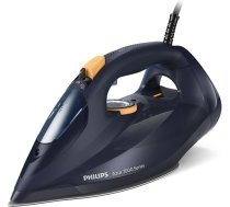 Philips Azur 7000 sērijas tvaika gludeklis - 3000 W, 55 g/min nepārtraukta tvaika padeve, 250 g tvaika pastiprināšana, vertikālā tvaika padeve, SteamGlide Elite vienīgā plāksne, tumši zils/geltens (DST7060/20)