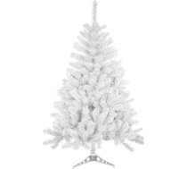 SOLAGUA NAVIDAD Mākslīgā Ziemassvētku eglīte ar plastmasas vāciņu (spīdīgi balta, 120 cm, 184 galotnes, 120 cm)