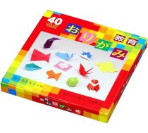Origami papīrs - Origami papīra dāvanu komplekts - 4 origami papīra veidi - 40 dažādas krāsas - kopā 252 lapas - 15 cm x 15 cm