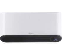 AR4W05P PARETO FLEX Keramiskais ventilatora sildītājs Sienas 2000 W ūdensizturīgs programmējams vannas istabas ventilatora sildītājs 12 stundu taimeris Keramikas plāksne Balta, vieds ar digitālo LED Magic displeju