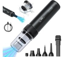 Bezvadu rokas putekļsūcējs, 15000Pa 120 W mini auto putekļsūcējs ar LED displeju, portatīvs uzlādējams rokas putekļsūcējs automašīnai, mājai, virtuvei, mājdzīvnieku matiem