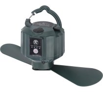 10400 mAh kempinga ventilators ar LED laternu, ūdensizturīgs USB telts griestu ventilators ar tālvadības pulti un piekaramo āķi, 3 ātrumu kempinga ventilators kopmītnēm ārā
