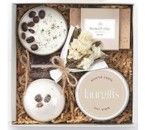 LaurGifts Kafijas dzimšanas dienas dāvana vīriešiem, sievietēm, dāvanu komplekts - sveču dāvana jebkuram kafijas mīļotājam, kolēģim, Ziemassvētku dāvanu ideja