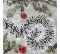 EMOS LED pasaku gaismas klasteris vēsā baltā krāsā iekštelpām un ārpus telpām, 7,2 m garas Ziemassvētku pasaku gaismas IP44 ar 960 LED + 5 m kabelis un barošanas bloks, efektīvi gaismas režīmi, pusei, Ziemassvētkiem,