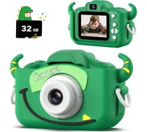 Bērnu kamera, Ziemassvētku dzimšanas dienas dāvanas meitenēm zēniem vecumā no 3 līdz 12 gadiem, 1080P HD Selfie digitālā videokamera, mīļa meiteņu dāvanu rotaļlieta 3 4 5 6 6 7 8 gadiem