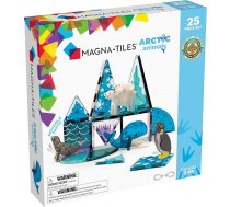 Magna-Tiles Arctic Animals 25 gabaliņu komplekts - magnētiskie 3D klucīši caurspīdīgās krāsās, kas veicina rotaļīgu mācīšanos