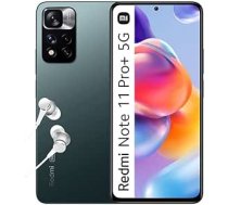 Redmi Note 11 Pro+ 5G Forest Green 6 GB RAM 128 GB ROM + Xiaomi Mi Smart Band 6, fitnesa un aktivitātes izsekotājs (1,56 AMOLED displejs, 30 režīmi, SpO2 izsekošana, 14 dienu akumulatora darbības laiks, 5 ATM ūdensizturīgs)