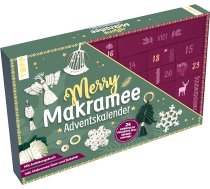 Priecīgs makrame adventes kalendārs: Materiāli 24 makrame projektiem. Ar instrukciju grāmatu
