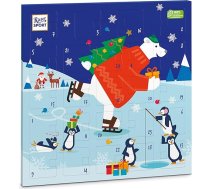 Ritter Sport Square Advent kalendārs, 347 g, krāsains Ziemassvētku kalendārs ar 24 šokolādes gabaliņiem 8 garšīgās šķirnēs, saldina (bērnu) Ziemassvētku gaidīšanu