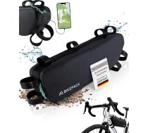 BIKEPACK velosipēdu somas rāmis - ideāla velosipēdu soma, rāmja soma velosipēdam ceļa velosipēdam un kalnu velosipēdam - velosipēdu soma maza, augšējās caurules soma, kas ir ideāla kā velosipēdu somas / augstākās kvalitātes velosipēdu