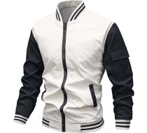 SRZYMJ Vīriešu garš ādas vilnas mētelis Ziemas pārejas jaka Sportiska āra jaka Ziemas softshell jaka Plats stepēts mētelis Funkcionāla jaka Parka gara ziemas jaka Parka sporta jaka Leisure