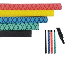 aventik Heat Shrink Tube Sleeve Tubing x-Tube Winding Angel Building Handle Cork Grip Repair Tube Sleeven Wrap Wire 40 "Diametrs 30mm Black Heat Shrink X-Tube Makšķerēšanas stienis