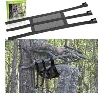 Huntury Tree Stand sēdekļa nomaiņa medībām, viegls sieta sieta sēdekļa nomaiņa kāpņu statīvam, viegli pārnēsājams un ātri žūstošs, universāls stiprinājums