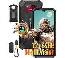 Ulefone Armor X13 Āra viedtālrunis Android 14, 50MP + 24MP nakts redzamības, 12GB + 64GB/SD-256GB, Octa Core 6320mAh 6,52" HD+, āra mobilais tālrunis bez līguma, 4G Dual SIM/Face ID/NFC/GPS,