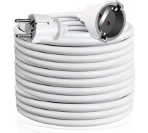 ExtraStar plastmasas pagarinātājs ar bērnu aizsardzības kontaktdakšu, IP20, lietošanai telpās, 3 m, 5 m, 10 m, 3G, 1,5 mm², 16 A/250 V, 3680 W, melns/balts