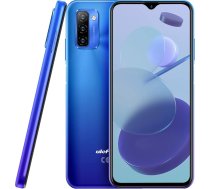 Ulefone Note 12P viedtālrunis bez līguma, 7700 mAh cieta akumulatora baterija, Dual SIM 4G mobilais tālrunis, 6,82" HD+, 4GB + 64GB, 3 karšu slotu dizains, Android 11, 13MP trīskāršā kamera, Face Unlock GPS Blue