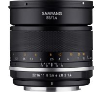 Samyang MF 85mm F1.4 MK2 Canon EF - portretu objektīvs ar manuālu fokusēšanu pilna kadra un APS-C fiksēta fokusa attāluma Canon EF montāžai, 2. paaudzes objektīvs Canon EOS 7D Mark II, EOS 5D Mark IV, EOS 90D, EOS 6D