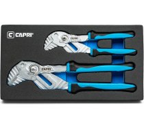 Capri Tools 7 collu un 10 collu knaiblīšu atslēgu komplekts, gludas paralēlas spailes ar mīkstu satvērienu, neslīdošs rokturis