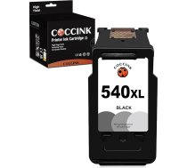 COCCINK PG-540 XL (1 melna) atjaunotas printeru kasetnes priekš Canon 540XL priekš Pixma MG2100 MG2140 MG3650s MG3650 MG3600 MG4100 MG4250 MX475 MX535 TS5140 TS5150 TS515151 MG325, MG30 MG3550 Printeris