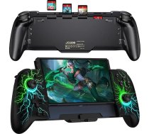 Elegamefy One-Piece Joypad Controller aizstājējs Nintendo Switch Controller/OLED, Switch Pro Controller ar Cool RGB Light/Programmable/Dual Vibration/Turbo/Wakeup