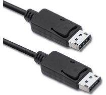 Displayport v1.2 male | displayport v1.2 male | 4k | 3 m kabelis