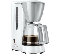 Melitta 720-1 Single Kaffeefiltermaschine 5 M, stikla tējkannas draugs, pilienu apturēšanas funkcija, automātiskā izslēgšanās weiß/grau