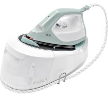 AEG ST6-1-4LG Tvaika gludināšanas stacija (4 gludināšanas programmas jebkuram audumam, ātra uzkarsēšana, 5 bāru tvaika spiediens, 300 g tvaika uzplūdums, gludināmā virsma, izturīga pret skrāpējumiem, 1,2 l ūdens tvertne), balta/tirkīza