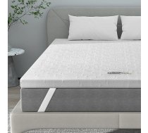 BedStory Cietais matrača pārvalks 180 x 200 cm - 5 cm augstums Divi cietības līmeņi H3 un H4 matrača pārvalks, 7 zonu matrača pārvalks, izgatavots no aukstajām putām, matrača pārvalks Box Spring gultai, treilerim, dīvāna gultai
