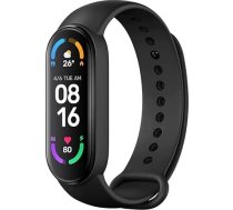 Xiaomi Mi Smart Band 6 1,56 collu AMOLED displejs ar Bluetooth Bluetooth fitnesa aktivitāšu sekotājs, SpO2, miega un pulsa monitorings, 30 treniņu režīmi, 14 dienu akumulatora darbības laiks, 5ATM, globāla versija, melns