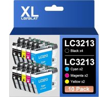 Lofblat LC-3213 XL LC3213 kasetnes Brother LC3213 LC-3213 LC-3213 kasetnes XL Multipack priekš Brother MFC-J491DW MFC-J497DW DCP-J572dW MFC-J890DW MFC-J895DW DCP-J772DW DCP-J774DW
