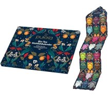 ‎Pukka Pukka tējas dāvanu komplekts, tējas adventes kalendārs "Feel-Good Calendar 2024", videi draudzīgs, bez šokolādes, bez piena, tējas komplekts, dāvanu ideja, 23 variācijas, 24 tējas maisiņi
