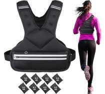 JoyPlus regulējama svara veste, sporta skriešanas svērta veste, stiprības treniņu svēršanas veste, svērta veste, treniņu aprīkojums