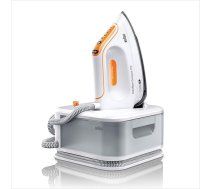 Braun CareStyle Compact Pro IS 2561 WH Tvaika gludināšanas stacija, tvaika gludeklis ar FreeGlide 3D vienīgo plāksni, vertikālā tvaika padeve, 2400 W, sūkņa spiediens 6 bāri, tvaika padeves ātrums 400 g/min, liela 1,5 l ūdens tvertne,