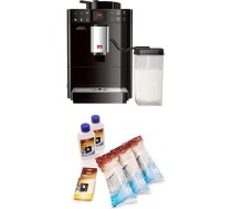 Melitta F57/0-101 Caffeo Varianza CSP Bean-To-Cup kafijas automāts sudraba krāsā + Melitta 206056 termokrūze, kafijas automāts + 6 kopšanas komplekts, melns