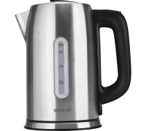 SENCOR SWK 1760BK tējkanna, 2400 W, tilpums 1,7 L, nerūsējošais tērauds, sudraba krāsā